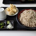 手打ちそばやさん うどんやさん 白虎 - もりそば・会津産　780円