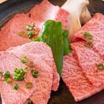 やきにく 牛三 おおつか - 希少部位3種盛り