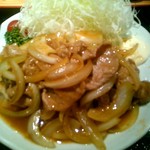 とんかつ いわい - 生姜焼アップ