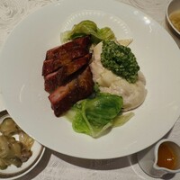 筑紫樓 銀座店 - 香港式シュウメイ飯（卵黄ソース添え）