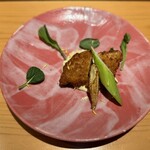 広島 鮨 銀座芝濱 - 鰆フライ