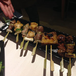 鳥鶏研究団 - 団長気まぐれ串盛8種