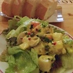 ル・コントワール・オクシタン - アイオリ香る貝のサラダ