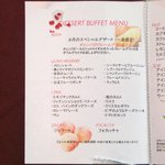 RISTORANTE OZIO - デザートブッフェメニュー