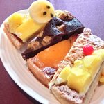 RISTORANTE OZIO - デザートブッフェ 2376円 のケーキ5種盛り合わせ