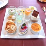 RISTORANTE OZIO - デザートブッフェ 2376円 のグラスデザート10種盛り合わせ