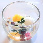 RISTORANTE OZIO - デザートブッフェ 2376円 の白玉フルーツポンチ