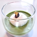 デザートブッフェ 2376円 の抹茶とあずきのムース