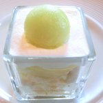 RISTORANTE OZIO - デザートブッフェ 2376円 のメロンショート