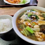 まんぼう - 広東麺と半ライス