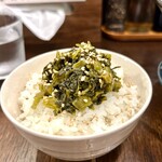 麵や きさ乃 - 高菜ごはん