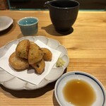 石臼挽手打 そばの音 - 自家製さつま揚げ