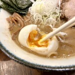 麵や きさ乃 - 塩玉らーめん、TPチャーシュー、のり