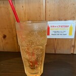 ザ リスコ - 130円とお手軽だったのでドリンクセットに。う〜ん、スプライトがよかったなあ(๑˃̵ᴗ˂̵)