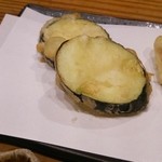 分田上 - 茄の天麩羅