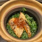 炉ばた 暁 - シャケといくらのご飯