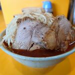 ラーメン二郎 - 小ラーメン 1,000円 + 辛い奴 100円