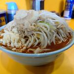 ラーメン二郎 - 小ラーメン 1,000円 + 辛い奴 100円