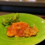 福神来々 - 海老とふんわり卵　チリソース