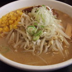 ラーメン工房 みそ伝 桶川店 - 北海味噌+コーン