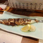 いわや - 特大さんま塩焼き(2014/08-2)