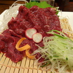 いわや - 馬刺し(赤身)(2014/08-2)