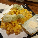 いわや - とうもろこしのかき揚げ（2014/08-2）