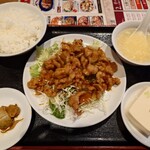 南国亭 - （2025/6月）豚肉柔らかいピリ辛炒め