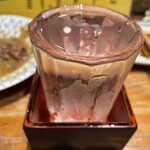 もつ焼き 大統領 - 八海山冷酒