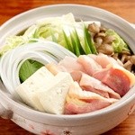 h Kyouto Yama Nashi Yakitori Kanazawa - 鶏スープ鍋
