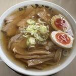 青竹手打ちラーメン ひらさわ - チャーシューメン＋味玉　　　1250円＋150円