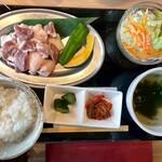 長田商店 - ミックスホルモンBランチ