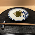 新ばし 星野 - 鮑も美味い。一つ一つがとても丁寧。