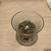 鮨 はしもと - 海蘊と蓴菜