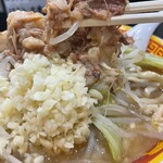 えどもんど - アブラにはほぐし肉がたっぷり