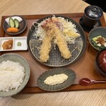 鰻和食屋まさご - 天然海老フライ定食
