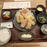 鰻和食屋まさご - 海老フライ＆ミックスフライ定食