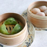 海老とにら入り蒸し餃子（3個）