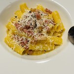 リストランテ ミヤモッシモ - ローマ風カルボナーラ　ミッレリーゲで
