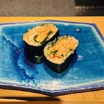 鮨shizuku 西天満 - エビマヨ(太巻き)