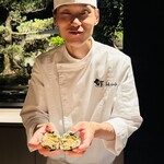 鮨shizuku 西天満 - エビマヨ(太巻き)