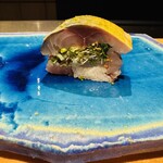 鮨shizuku 西天満 - 鯖の棒鮨
