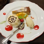 リストランテ ミヤモッシモ - デザート3種盛り合わせ