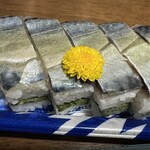 魚喜 - 料理写真:特大〆さば推し