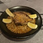 上六ワイン - キンキのパエリア★★★★★