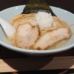 あら焚き中華 さんト - あら焚き中華（メヌケ・アジ・ギンダラ）アサリの香味油