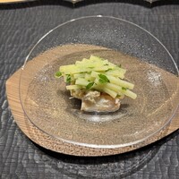 ひがしやま 司 - 北海道毛蟹、北海道ジャガイモ、木の芽あえ 