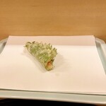 清壽 - 海老の大葉包み