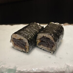 すし玲 - 〆はかんぴょう巻き。