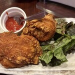 親子パンチ居酒屋店 - 名物！げんこつザンギ（2個）